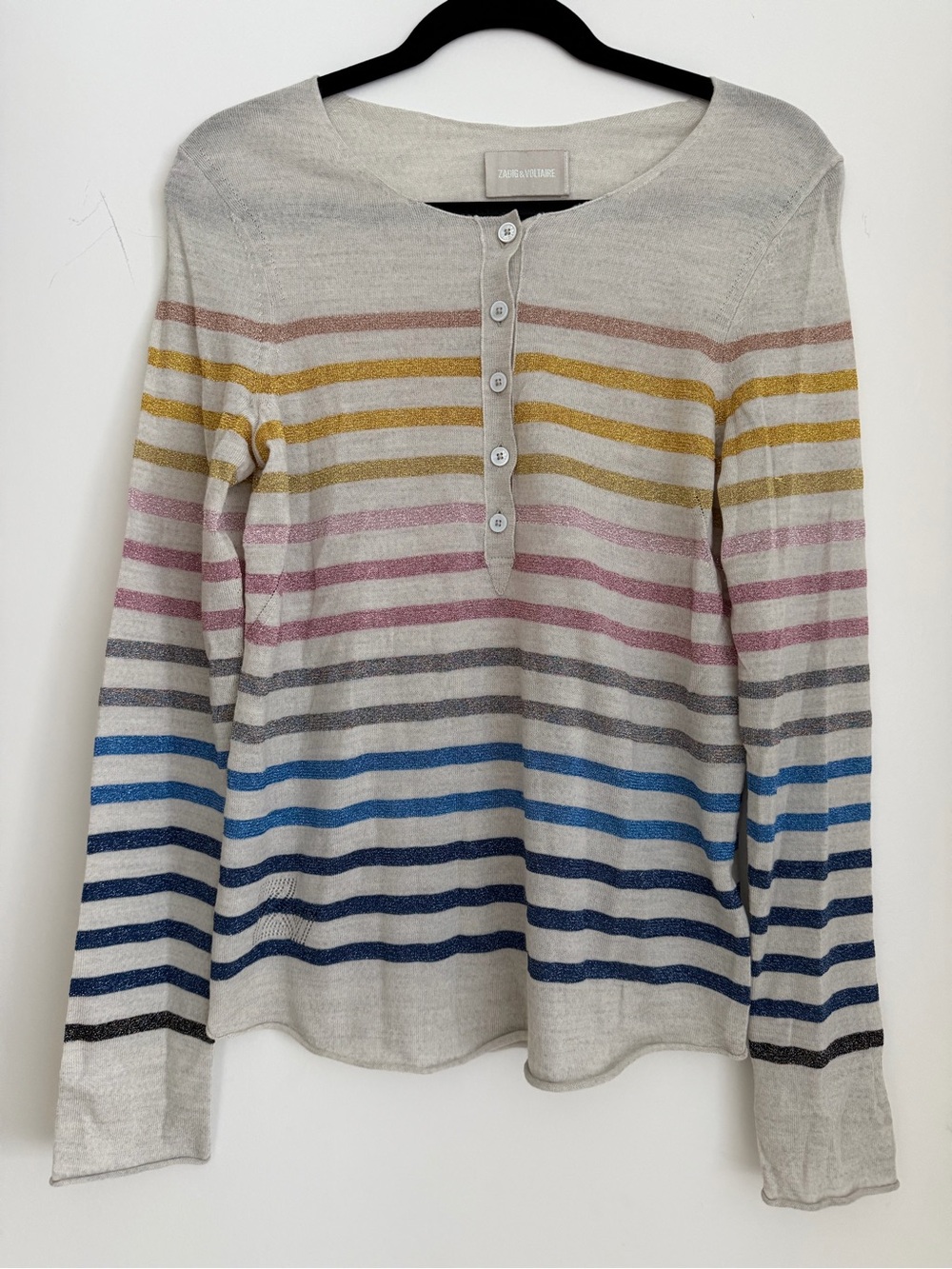 Zadig & Voltaire Lurex Hila Sweater SZ Small NWOT